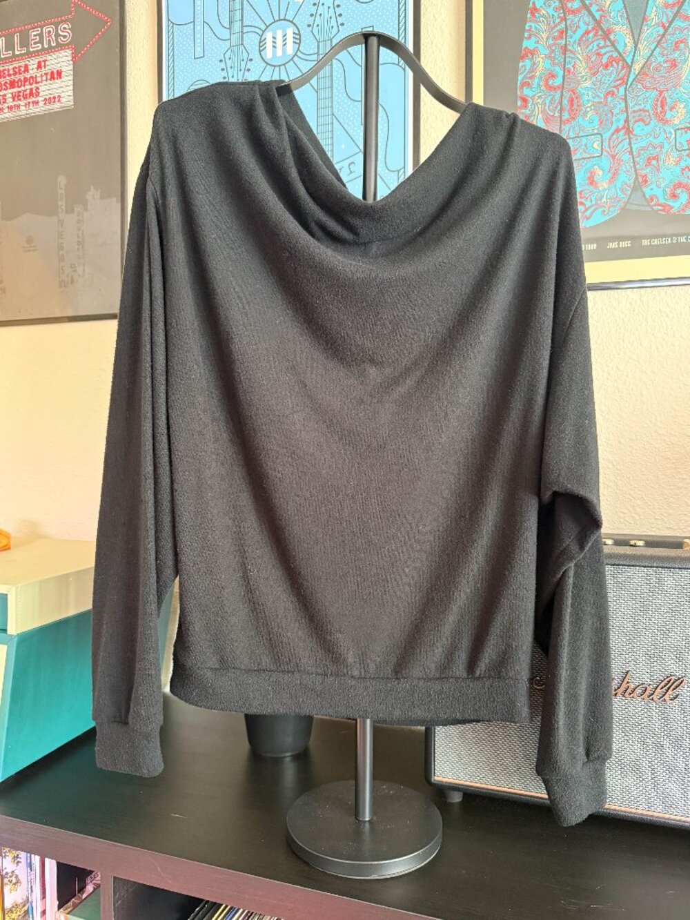 Urban Outfitters Off the Shoulder Long Sleeve Top